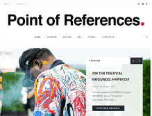 Tablet Screenshot of pointofreferences.com